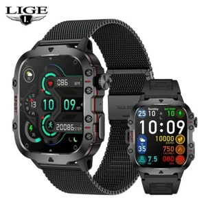 Smart Watch Men Heart Rate Blood Oxygen Monitor Fitness Tracker Sports Bracelet - Picture 1 of 9