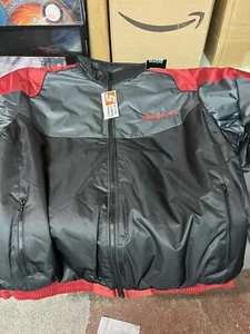 Snap On Tools Men's Size 3XL Black Red Hoodless Winter Coat RA Jacket NEW - Picture 1 of 7
