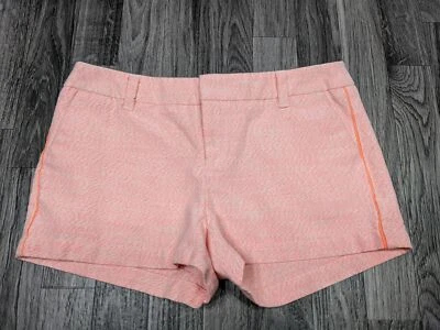 Шорты женские Merona размер 2 кармана розовый белый вересковый узор - Изображение 1 из 4