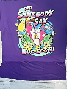 NEW Buc-ee’s Purple T-Shirt 🏖️“Did Somebody Say Buc-ee’s?” NWT in Large - Picture 1 of 3