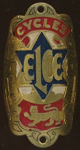 CYCLES VELO ELCE, lion, en laiton peint - Imagen 1 de 1