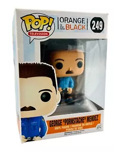 Funko Pop! TV Orange is the New Black George Pornstache Mendez 249 - ROUGH BOX - Picture 1 of 9