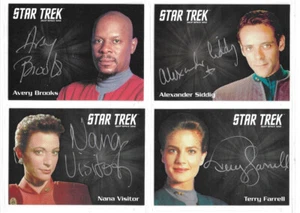 Star Trek Deep Space Nine: Helden & Schurken Autogrammkartenauswahl Neuwertig - Bild 1 von 90