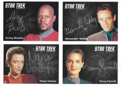 Star Trek Deep Space Nine : Heroes & Villains Autograph Card Selection NM - Image 1 of 4