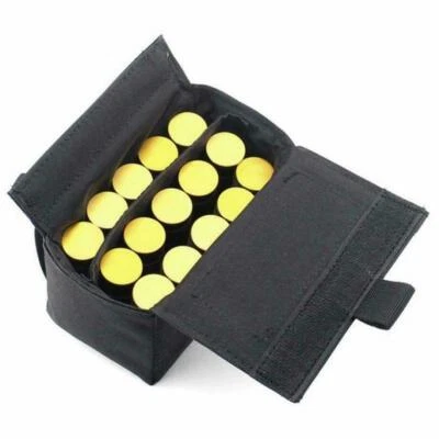 15 Rounds 12/20GA Tactical Molle Belt Waist Bag Shotgun Shell Ammo Pouch Holder - Image 1 of 4