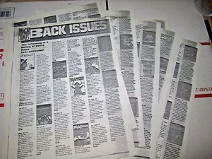 High Times MARIJUANA MAGAZINE back issue catalog of issues # 1-213 (74'-93) 9 p - Picture 1 of 9