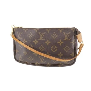 LOUIS VUITTON Pochette Accessories Monogram Used LV Handbag Pouch M51980 #CP451 - Picture 1 of 12