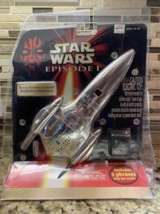 VINTAGE STAR WARS EPISODE 1 ROYAL NABOO STARSHIP ANSWERING MACHINE 88-306-SEALED