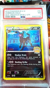 Umbreon Dark Explorers Prerelease Staff Promo PSA 7 Pokemon 60/108 - Picture 1 of 3