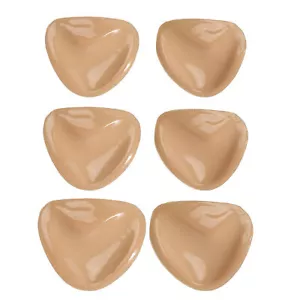 2pc Sticky Bra Inserts Double-Sided Self Adhesive Push Up Pad Triangular Stylish - Picture 1 of 15