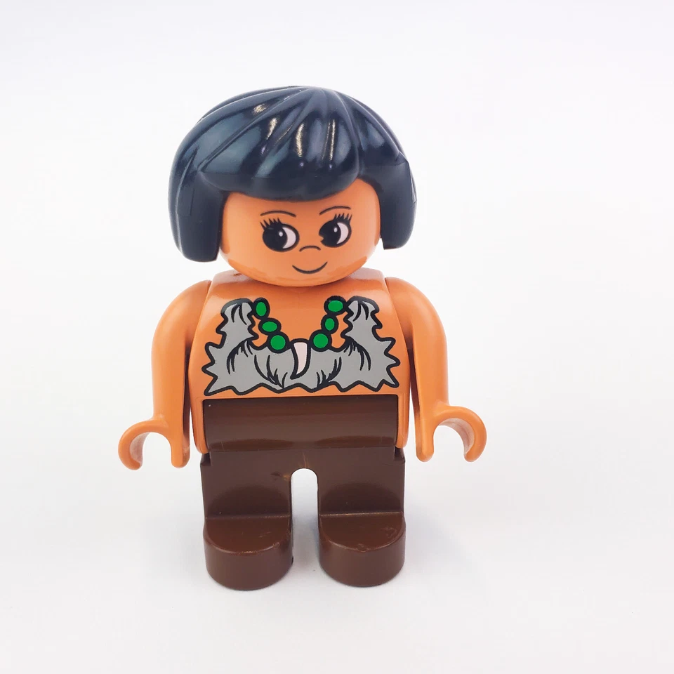 Vintage Lego Duplo Figure Cave Woman Caveman Girl  Replacement Part - Image 1 of 4