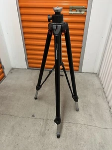 HEAVY DUTY MANFROTTO 3251 TRIPOD READ DESCRIPTION - Picture 1 of 11