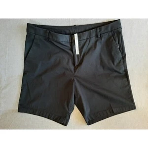 Lululemon ABC Men S38 Performance Active Multi Pockets Active Yoga Black Short - Picture 1 of 8