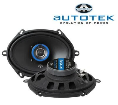 Autotek ATX-572 13 x 18 cm (5 x 7”) 2-Wege Koaxial Lautsprecher 180 Watt 1 Paar - Bild 1 von 4
