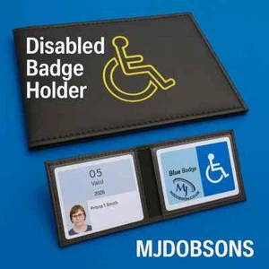 Disabled Badge Holder Safe Parking Permit Display Cover Wallet - Picture 1 of 7
