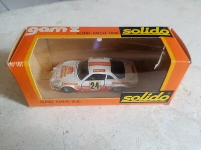 Solido Gam2 1/43 n. 181 Alpine Rallye 1600 Berlinette Tour De France  - Immagine 1 di 4