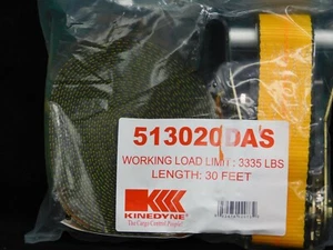 Kinedyne - 513020 - 2" x 30' Ratchet Strap - Flat Hook - 3335# - Bild 1 von 1