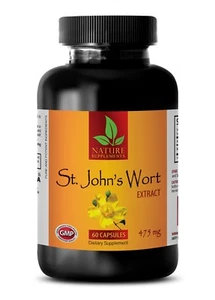 Herbal Extract - ST JOHNS WORT - Nature’s Balance 1 Bottle 60 Capsules - Picture 1 of 9