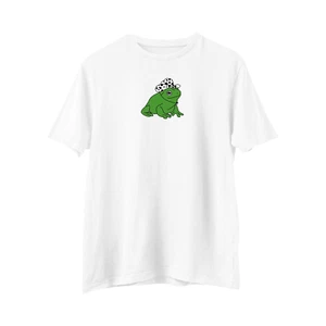 Unisex Cowboy Meme T-Shirt, Aesthetic T Shirt, Graphic Tee, Funny Frog T-shirt - Picture 1 of 3