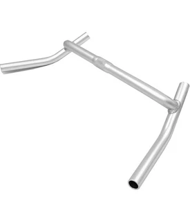 Bike Handlebar Aluminum Alloy Bicycle Handle Bar Big Angle Bend Handlebar - Picture 1 of 6