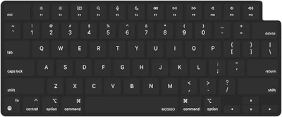 MOSISO Keyboard Cover with Solid Texture Compatible with Macbook Air 15 Inch M3  - Image 1 of 4