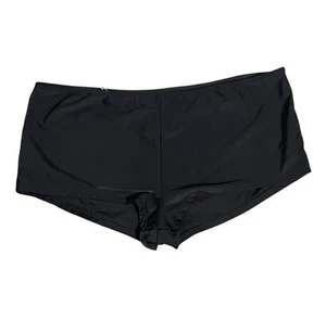 Catalina Swim Boy Shorts Women's Size XL Black Swimsuit Bottoms Beach NEW NWOT - Picture 1 of 7