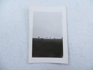 Original WWII 101st Airborne Paratroopers Landing Europe Photo 2" x 2.75" - Picture 1 of 2