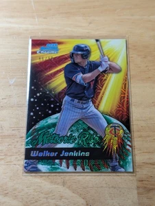 2025 Bowman Chrome Green Mojo Meteoric Rise /99 Walker Jenkins Twins MR-6 - Bild 1 von 2