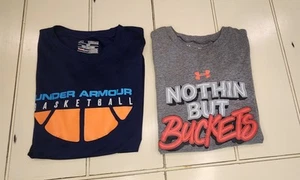 Under Armour  Boys Shirts Size Medium Lot Of 2 Playwear - Picture 1 of 2