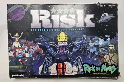 RISK - Rick and Morty Edition Board Game Strategy Game, COMPLETE - Image 1 of 4