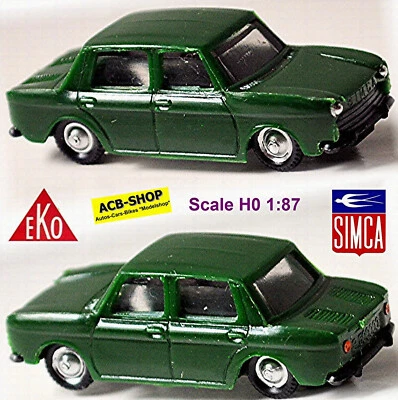 Simca 1000 Limusina 1961-68 Verde Oscuro 1:87 EKO 2050 - Imagen 1 de 4