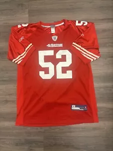 Vintage Patrick Willis #52 San Francisco 49ers Reebok Jersey Size 56 Nfl Red - Picture 1 of 7