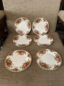 Royal Albert Old Country Roses Bone China piatti laterali da tavola X6 - Foto 1 di 3