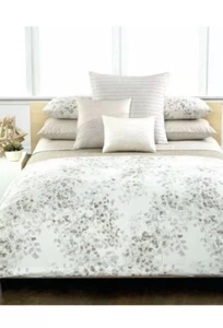 Calvin Klein Wellfleet Queen Duvet Cover+2 Standard Shams. Brand New! - Picture 1 of 9