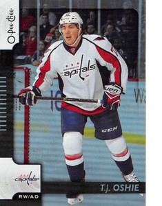 2017-18 O-Pee-Chee Rainbow Black #473 T.J. Oshie /100