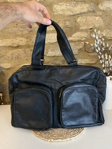 Diesel Only The Bag Mens Black Weekender Travel Bag Cabin Gym Holiday - Picture 1 of 22