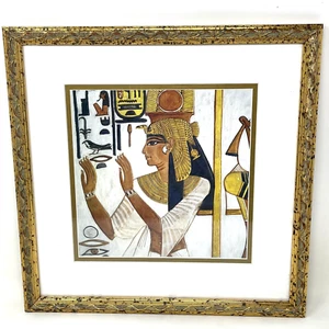 "Annex, Tomb of Nefertiti" Custom Framed Art Print Egyptian Queen Hieroglyphics - Picture 1 of 3