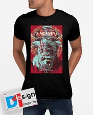 12 Monkeys T-shirt Future classic Retro Poster Tee Gift UK Sci Fi Horror