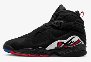 2023 NIKE AIR JORDAN 8 RETRO OG GS SZ 4Y BLACK PLAYOFFS VIII 305368-062 - Picture 1 of 8