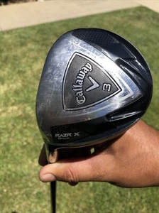 Callaway Razr X Black 3 Fairway Wood Regular Stock Shaft 0982140 Left Hand H41 - Picture 1 of 12