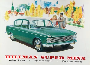 Hillman Super Minx Prospekt. - Bild 1 von 1