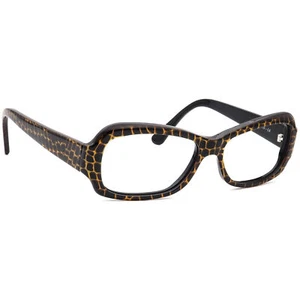 Jean Lafont Sonnenbrille nur Gestell Vahine 110 schwarz/gold Reptil Frankreich 51 mm - Bild 1 von 6