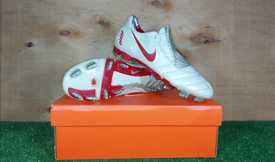 Nike Hombres Total90 Laser ll FG Blanco Botas Raras Hombres Fútbol/Fútbol Foto 1 de 4