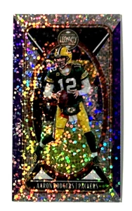 2022 PANINI LEGACY MINI ARRON RODGERS SILVER PURPLE SPARKLE /10 - Picture 1 of 1