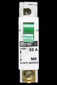 OTTERMILL 32 AMP M9 MCB UNTERBRECHUNGSSCHALTER SYSTEM T - Bild 1 von 6