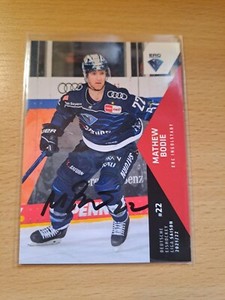 DEL 21-22 2021-2022 SIGNIERT Mathew Matt Bodie ERC Ingolstadt