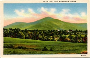 Mt. Cartolina Pico Green Mountains of Vermont in lino - Foto 1 di 2