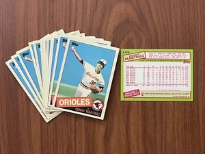 1985 Topps Tiffany Set (15) DENNY MARTINEZ #199 Karten LOT ORIOLES - NM/MINT+ - Bild 1 von 1