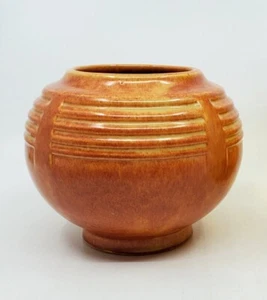 Roseville Art Pottery Tourmaline Deco Vase & Label 238-5 - Picture 1 of 5