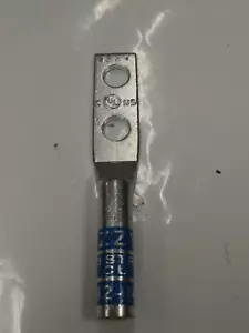 Izzy Lugs i62-14 Compression Lug #6 Stranded 2 Hole 1/4" Hole (82pc) - Picture 1 of 5